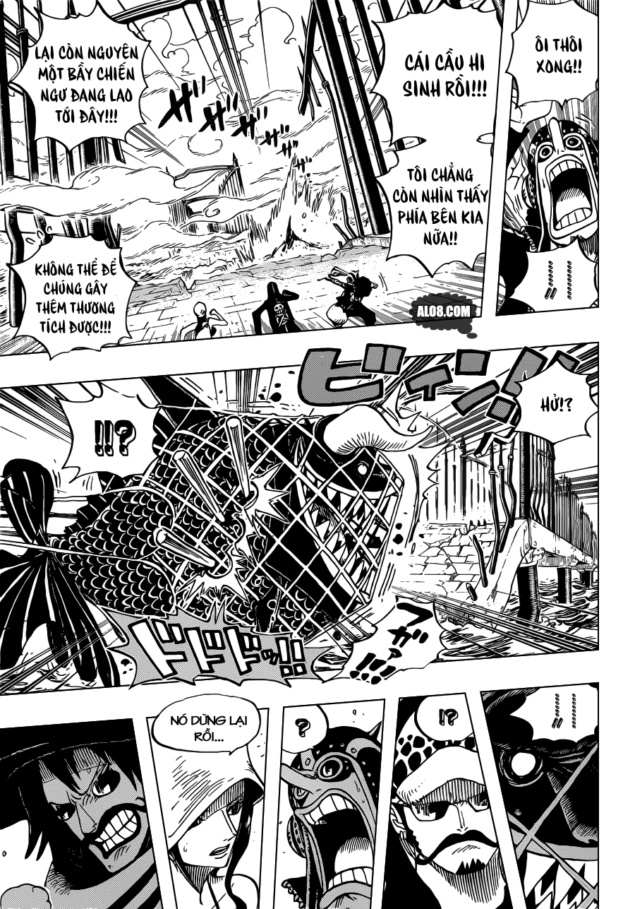 One Piece Chapter 710: Hướng tới Green Bit 009