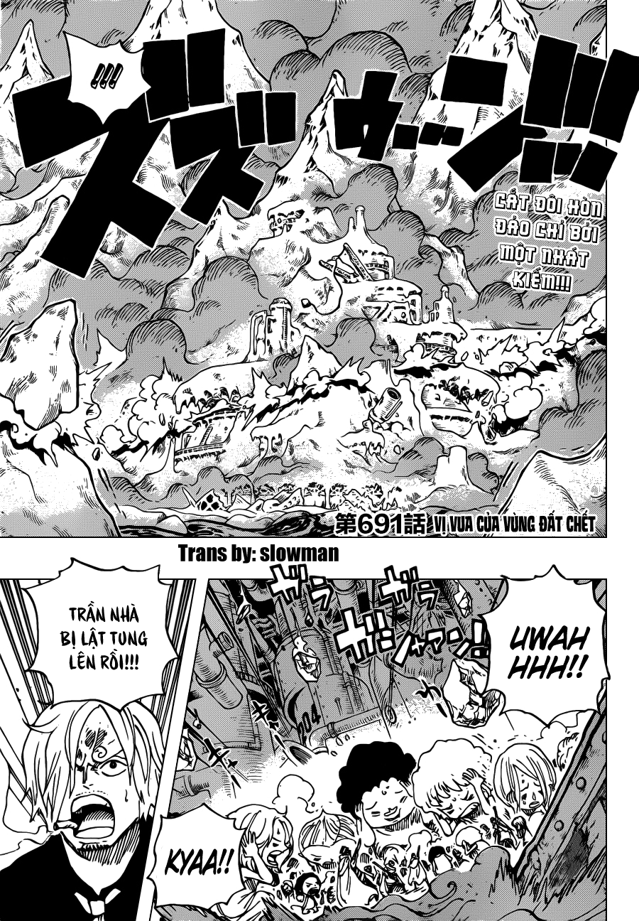 One Piece Chapter 691: Vị vua của vùng đất chết 003