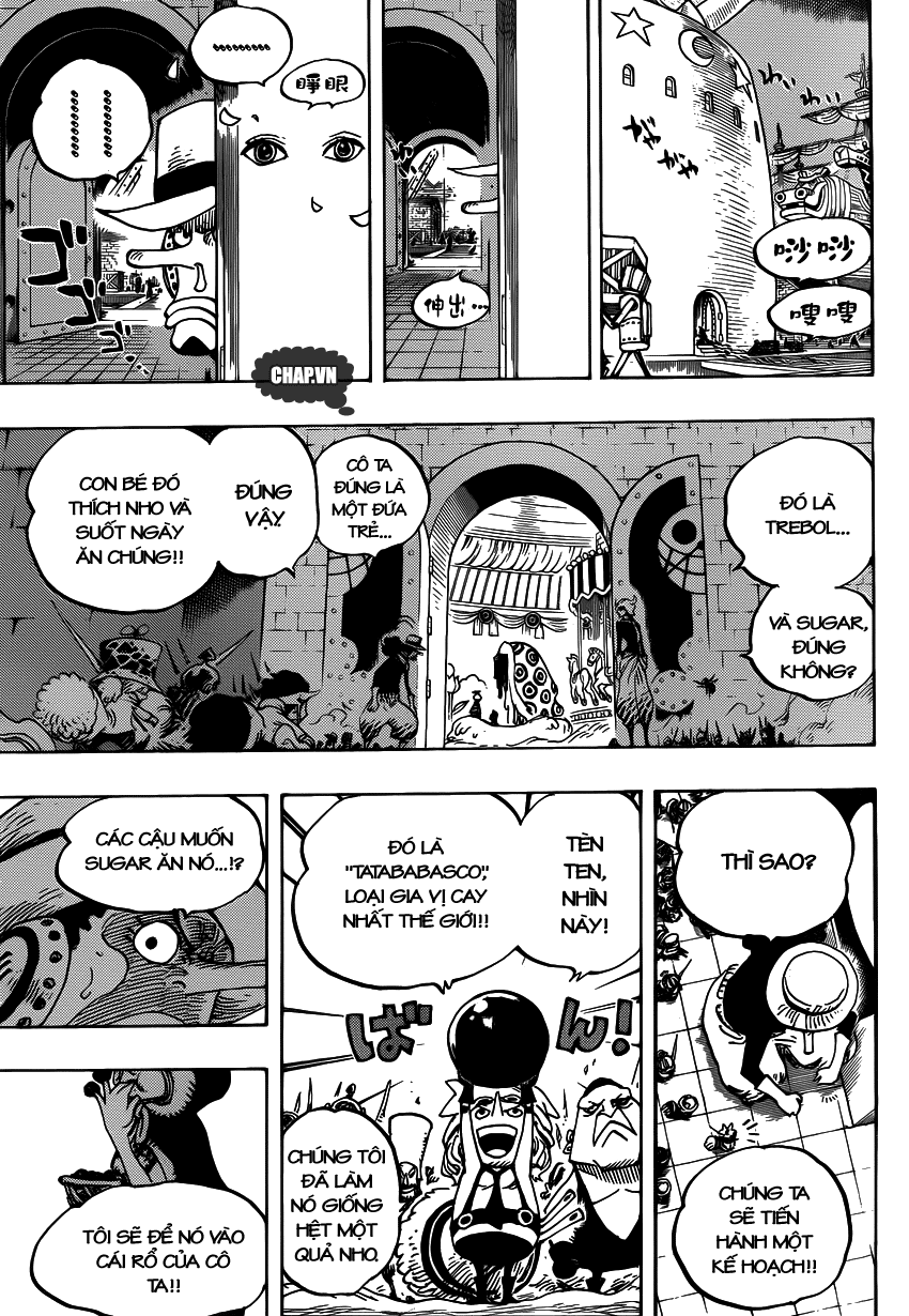 One Piece Chapter 737: Tháp điều hành 015