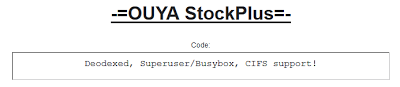 OUYA StockPlus Ouya