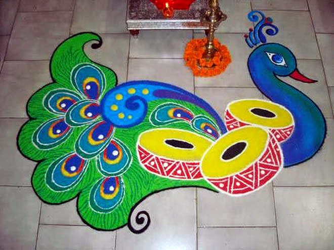 தீபாவளி கோலங்கள்  Best-diwali-rangoli-designs-4