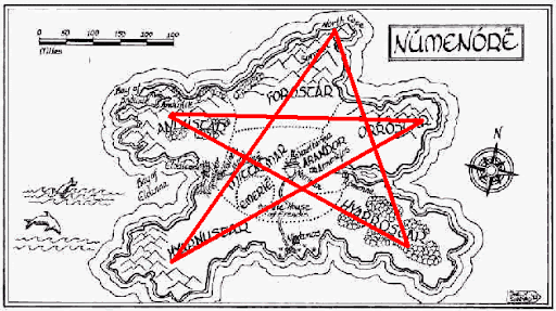 Sobre J.R.R. Tolkien y su obra Numenor-pentagram