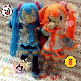 Hatsune miku amigurumi 1401882355