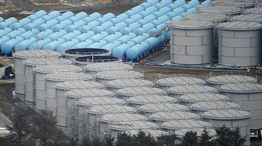 La crisis del agua en la planta de Fukushima Radioactive0704e