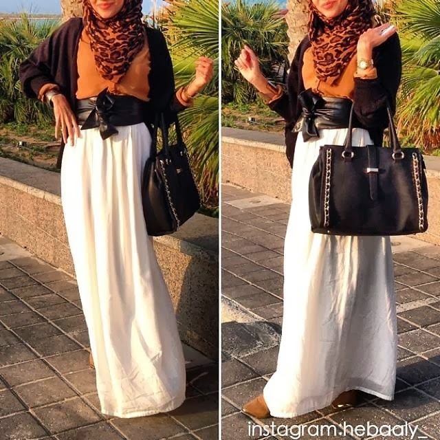 ﺳ̲ږ ﺟ̅ﻣ̲ﺂ̲ﻟ̲يے حَﺟ̅ﺂ̲بـيے Maxi-skirt-hijab-fashion