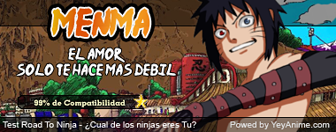 • Test • ¿Cual ninja eres tú? • Road To Ninja • Menma