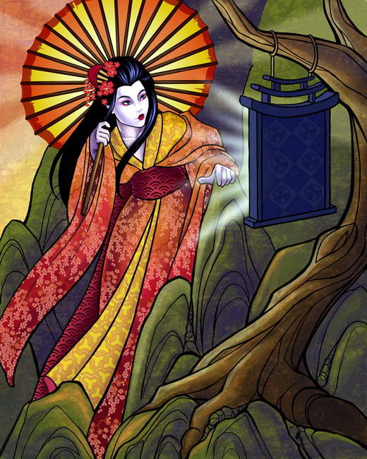 Legenda Amaterasu [Dewi Matahari dalam Mitologi Jepang] Amaterasu_by_tattereddreams