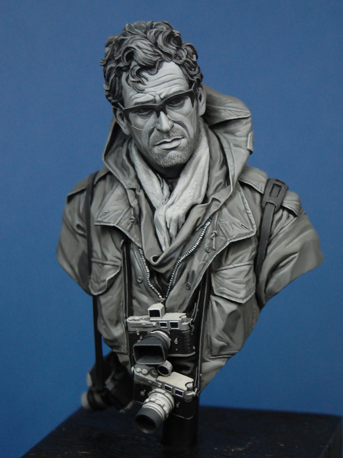 celebre photographe Guerre Vietnam buste Life Miniatures B4