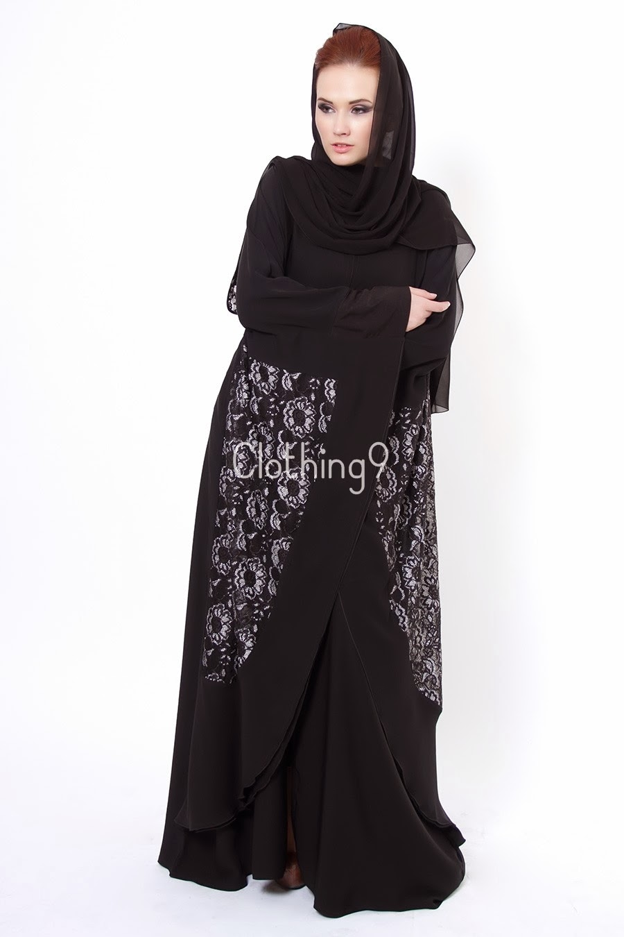 عبايات سوداء قمة الانوثة والاناقة والرشاقة والجمال للمحجبات Embroidered-abaya-designs-2014-dubai-12