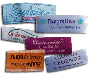 Label Pakaian Murah untuk perusahaan konveksi. Label-pakaian-vector-woven-damask-yogyakarta-zaskia-adya-mecca