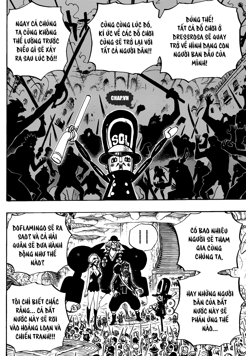 One Piece Chapter 731: Chiến dịch S.O.P ở Dressrosa  008