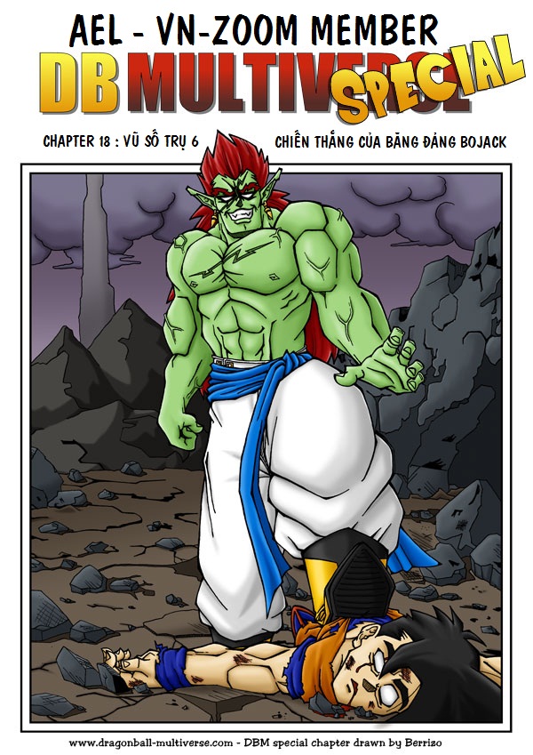 Dragonball MultiVerse - Chapter 18: Chiến thắng của băng đảng Bojack ở vũ trụ 6 01