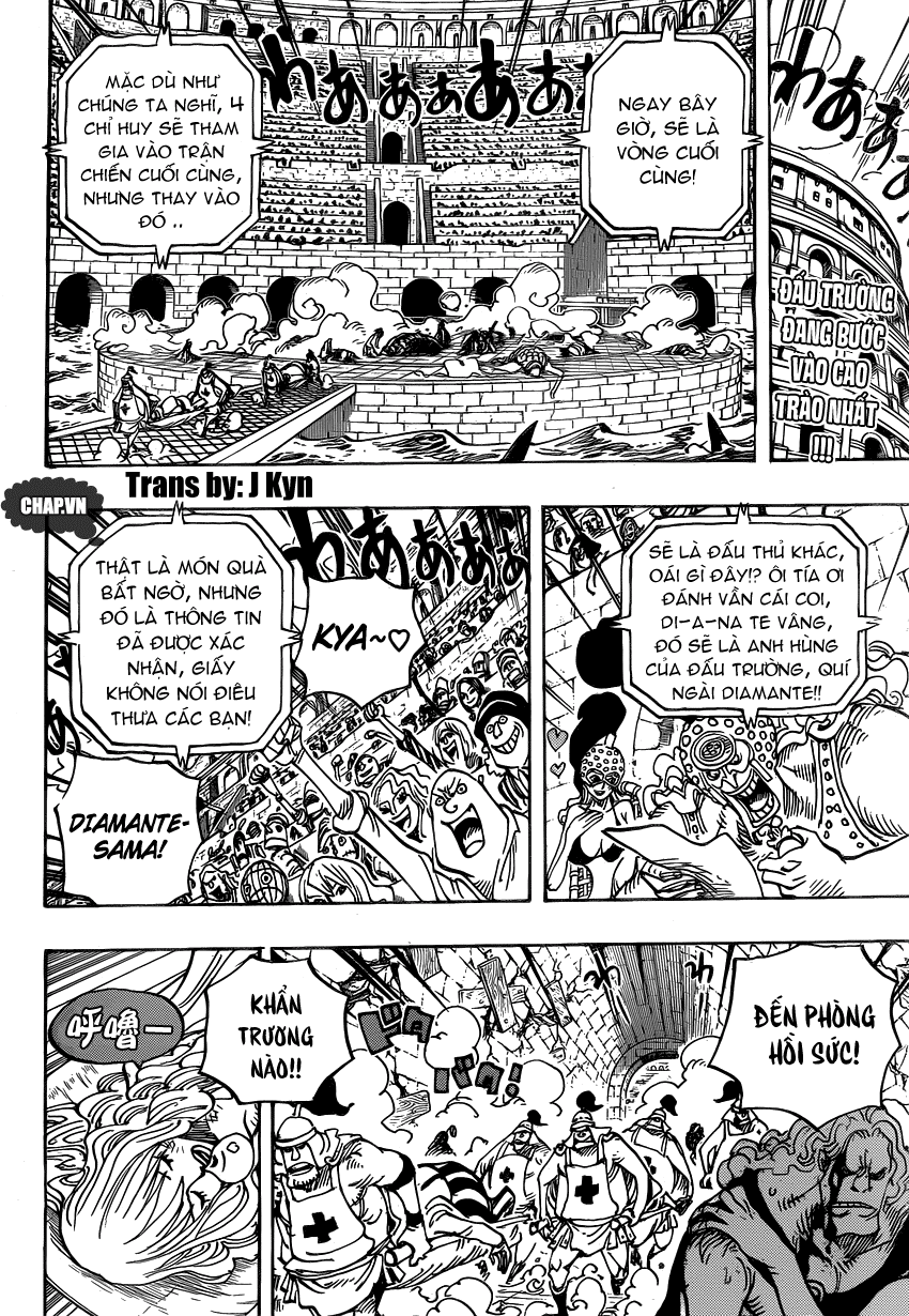 One Piece Chapter 735: Ý định của Fujitora 002