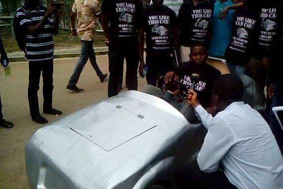 UNILAG Undergraduates Build Eco-friendly Car (Photos) 4