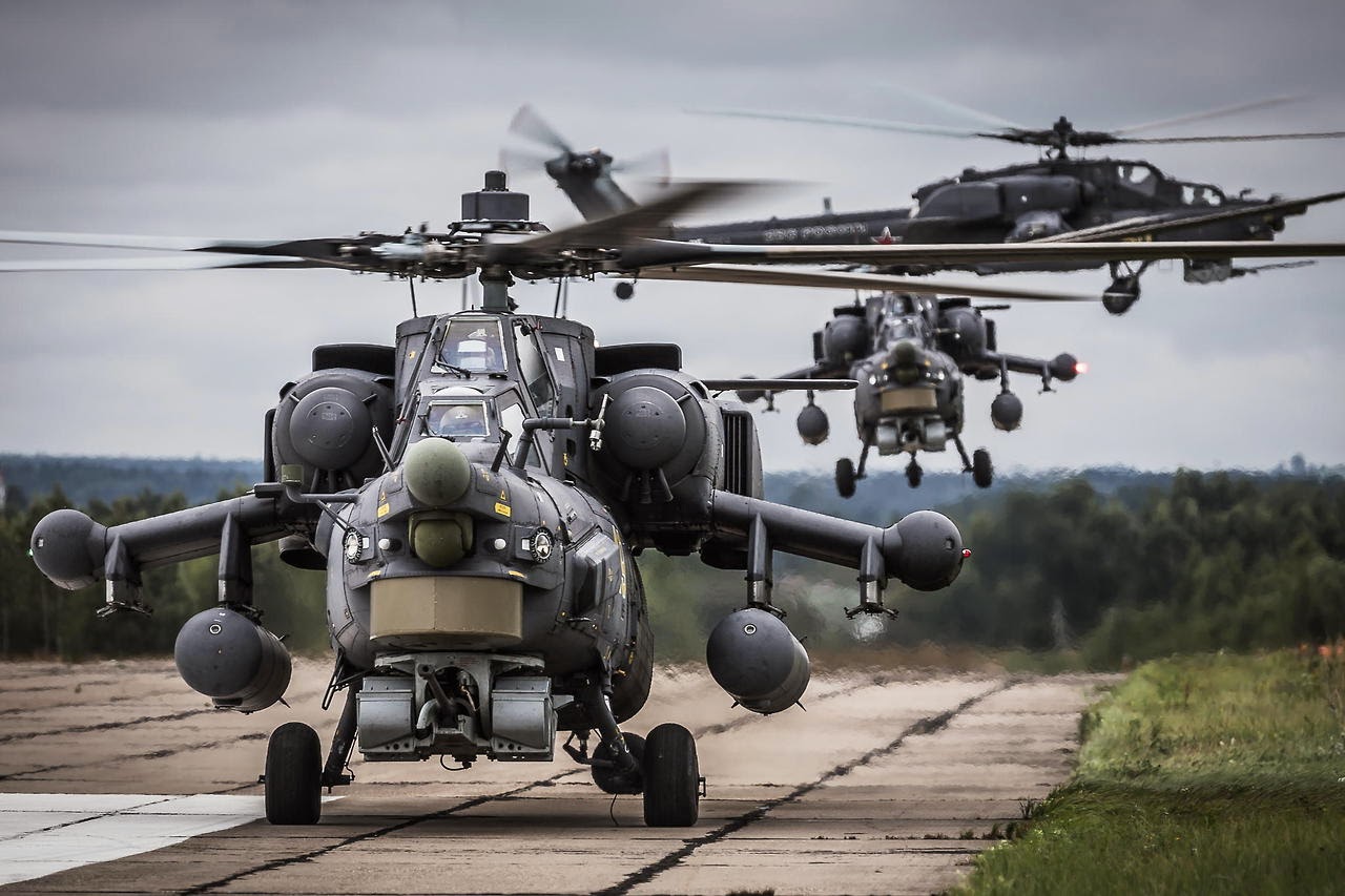 Helicopteros del Ejercito Mi-28