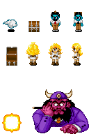 Sprites de DBZ EXTRASChars2