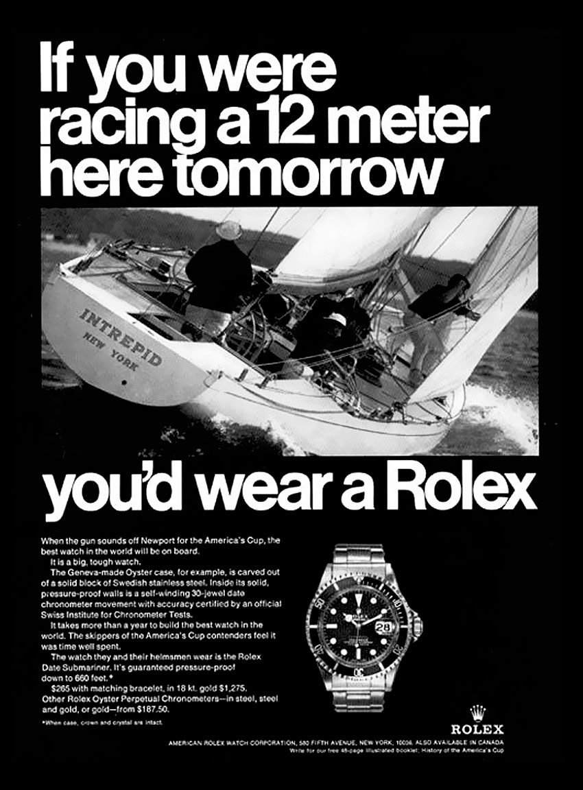 Les montres de l'America's Cup (passé / présent) 1969-Americas-Cup-Rolex