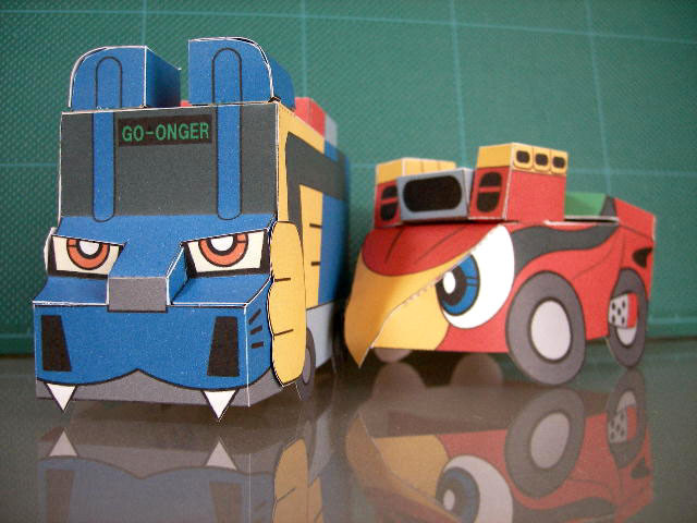 Tokusatsu Tools Papercraft up S.H.F paper toy - Page 4 Go-onger-sentai-papercraft