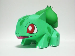 [Non-Origami]Collection pokemon Pokemon-bulbasaur-papercraft-01