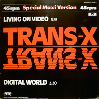 Trans-X - Living On Video / Digital World (Maxi Single) 1983 Cover