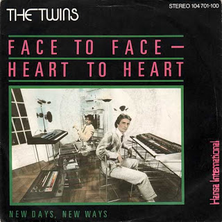 The Twins - Face To Face - Heart To Heart (1983) 45RPM Cover