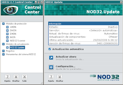 NOD32 v2.7 ~ Actualizaciones Automaticas. 1