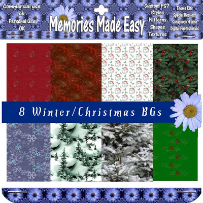 Christmas Backgrounds MME_8XmasBG_PREVIEW