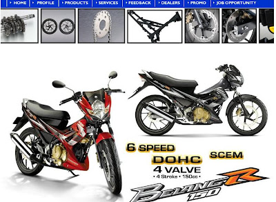 motorsikal paling ringan Suzuki-belang-r