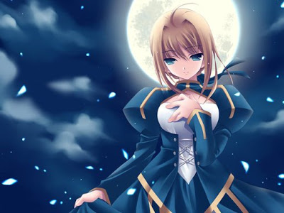 De que chica o chico  de anime se han enamorado (Fate%2BStay%2BNight)%2BSaber33