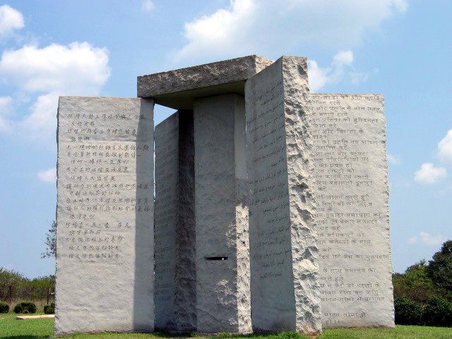 Las Piedras Guía del NWO en Georgia Georgia_Guidestones