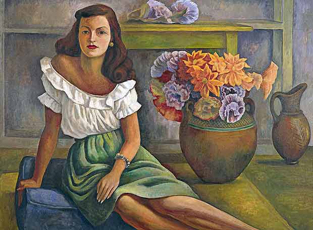 ISLA DE LAS ESTRELLAS Retrato-de-mujer-de-diego-rivera