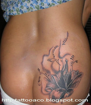 Tetovaža.. Tattoo_Flower_Women_Ass