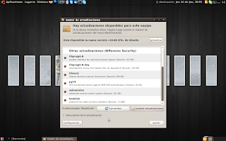 Repositorio Backtrack en Ubuntu Pantallazo