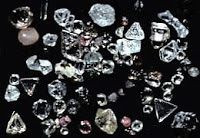 الماس - مجوهرات الماس - خواتم الماس - أعقاد الماس - قلادات الماس - أقراط الماس - أساور الماس - توينزات الماس - محابس الماس Diamond_mining_rough_alluvial