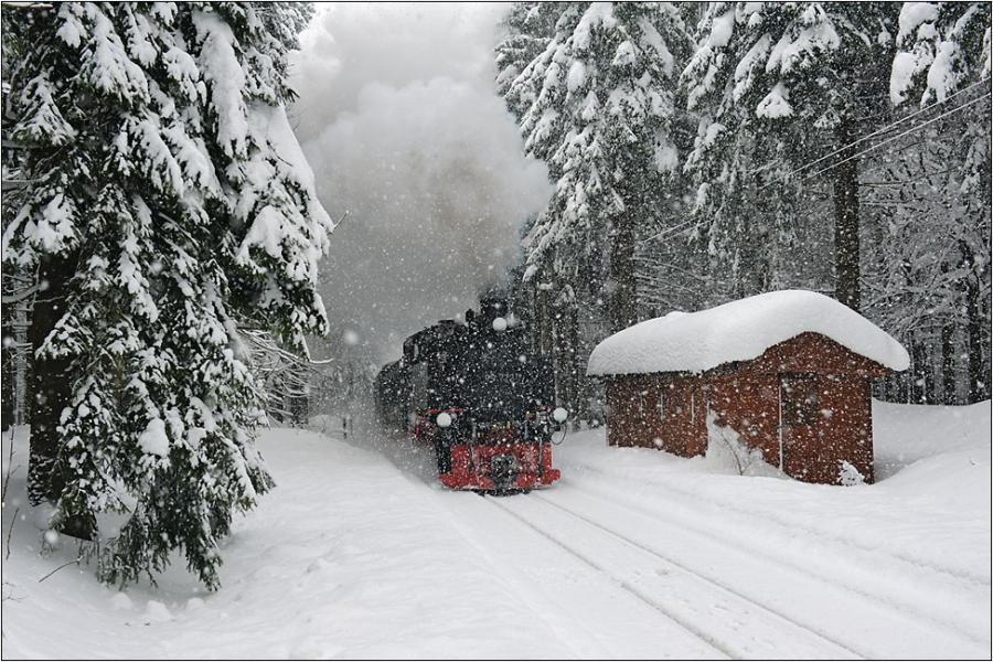 Снимки от зимата Train%20in%20winter