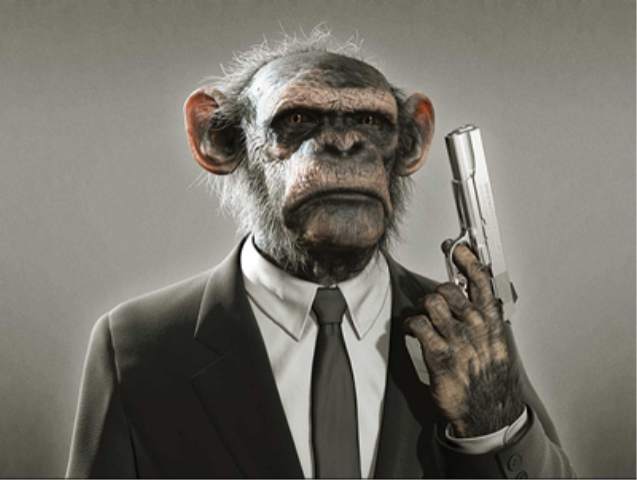 குரங்காட்டியின் பிரம்பாய்  Monkey-gun6