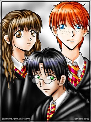 Harry Potter Photoshopları HarryPotter-anime-art