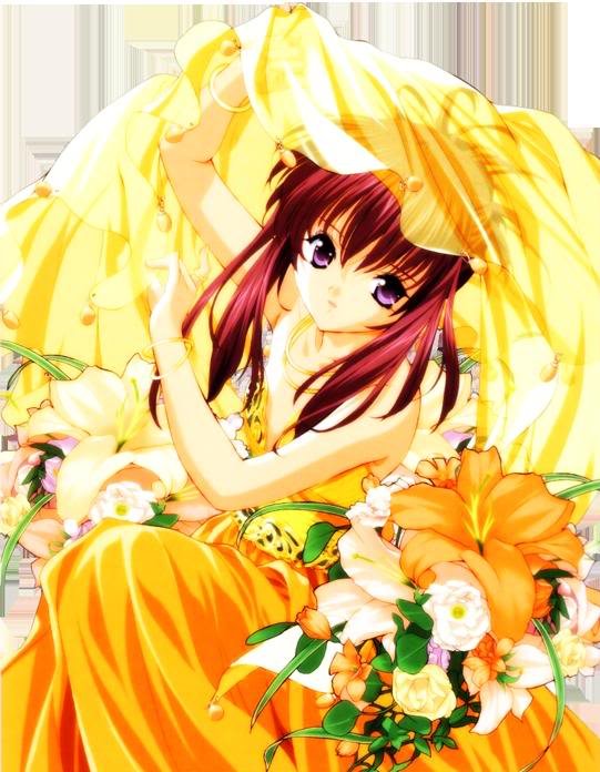 صور انمى باللون الذهبى Anime%20grl%20with%20flowers%20(30)