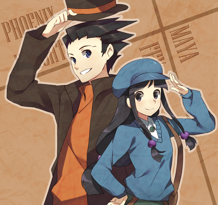 Galería de Layton Phoenix_wright_and_maya_by_1_kilometer-d316bqy