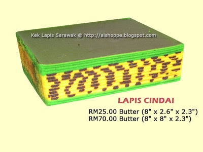 AiShoppe ~ Sampel Kek Lapis Sarawak RM24 je. Jom cari duit raya! Cindai