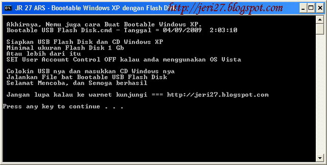 Cara Membuat Bootable Windows XP dengan Flash Disk Bootable%2BUSB%2BFlash%2BDisk%2B1