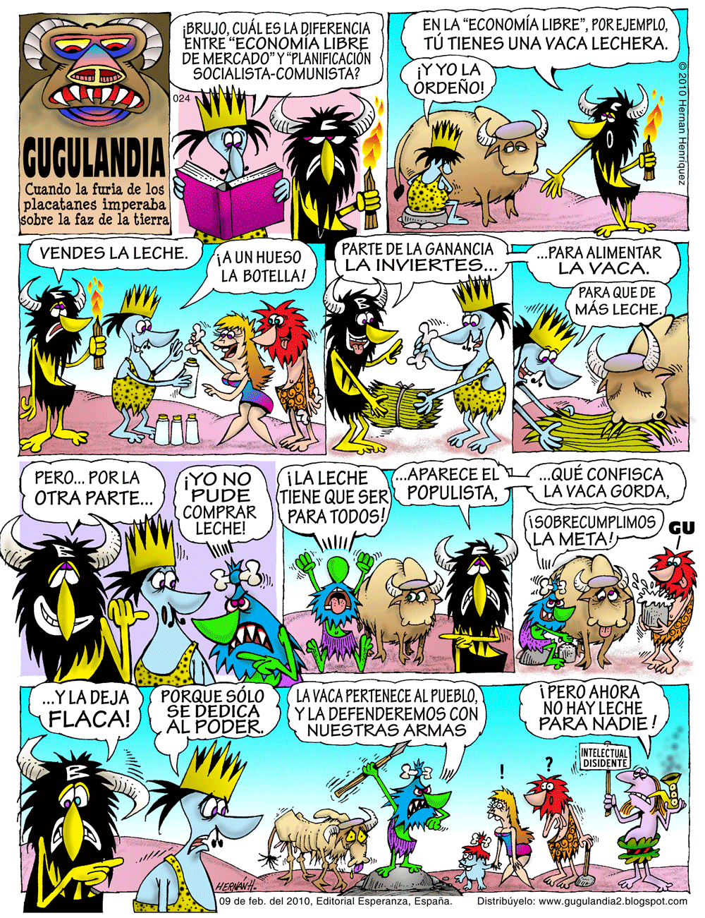 GUGULANDIA, Cuando la furia de los paclatanes imperaba sobre la faz de la Tierra.. 24-La-Vaca-web