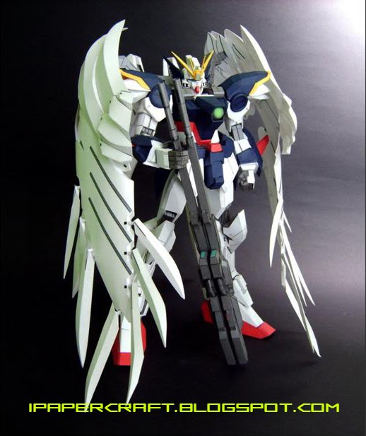 HD Gundam Wing Zero  Gundam-wing-papercraft-2