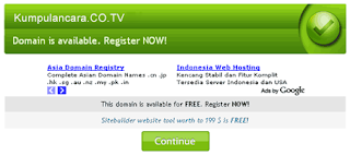 Cara Dapatkan Domain .co.TV Co.tv.2