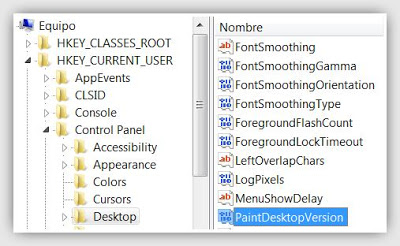 Mostrar y ocultar la versin de Windows 7 en el Escritorio Paintdesktopversion