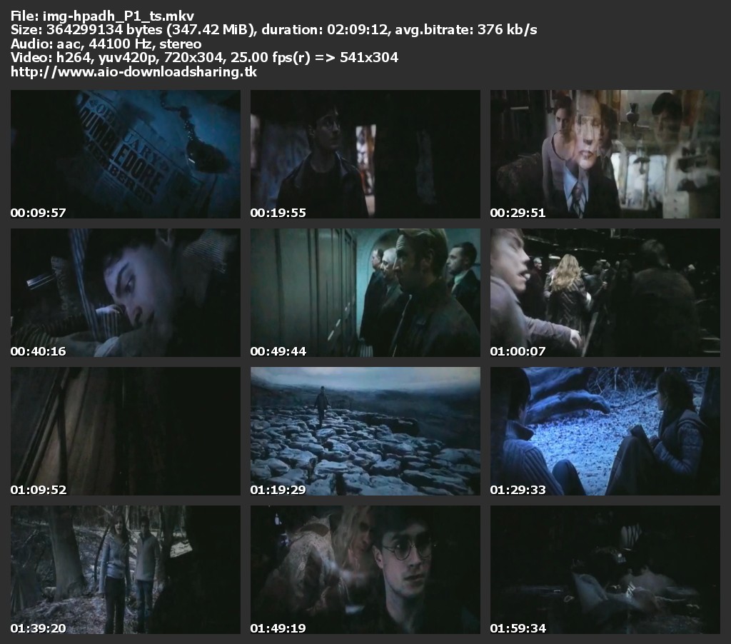 Harry Potter And The Deathly Hallows Part 1 [2010] TS 350MB MKV Img-hpadh_P1_ts_s