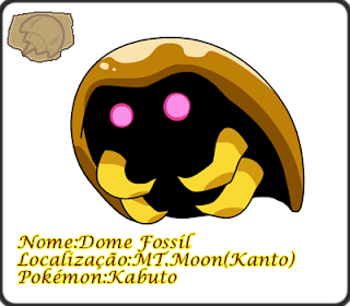 Fosseis pokemons Kabuto