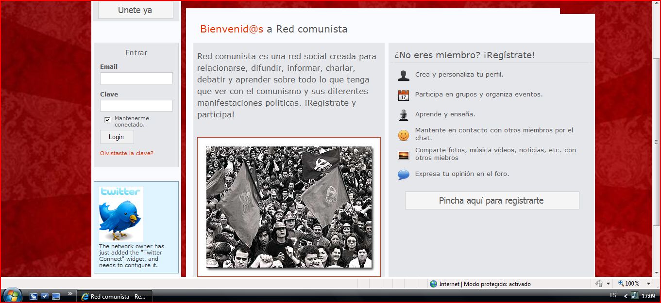 Red Comunista, una red social comunista Captura2