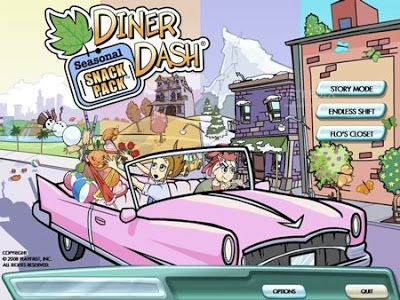 اجدد جزء للعبه المشهوره diner dash وهو اسمه diner dash seasional snack pack DinerDashSeasonalSnackPack