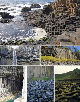 Θαυμαστά φυσικά φαινόμενα Columnar-basalt